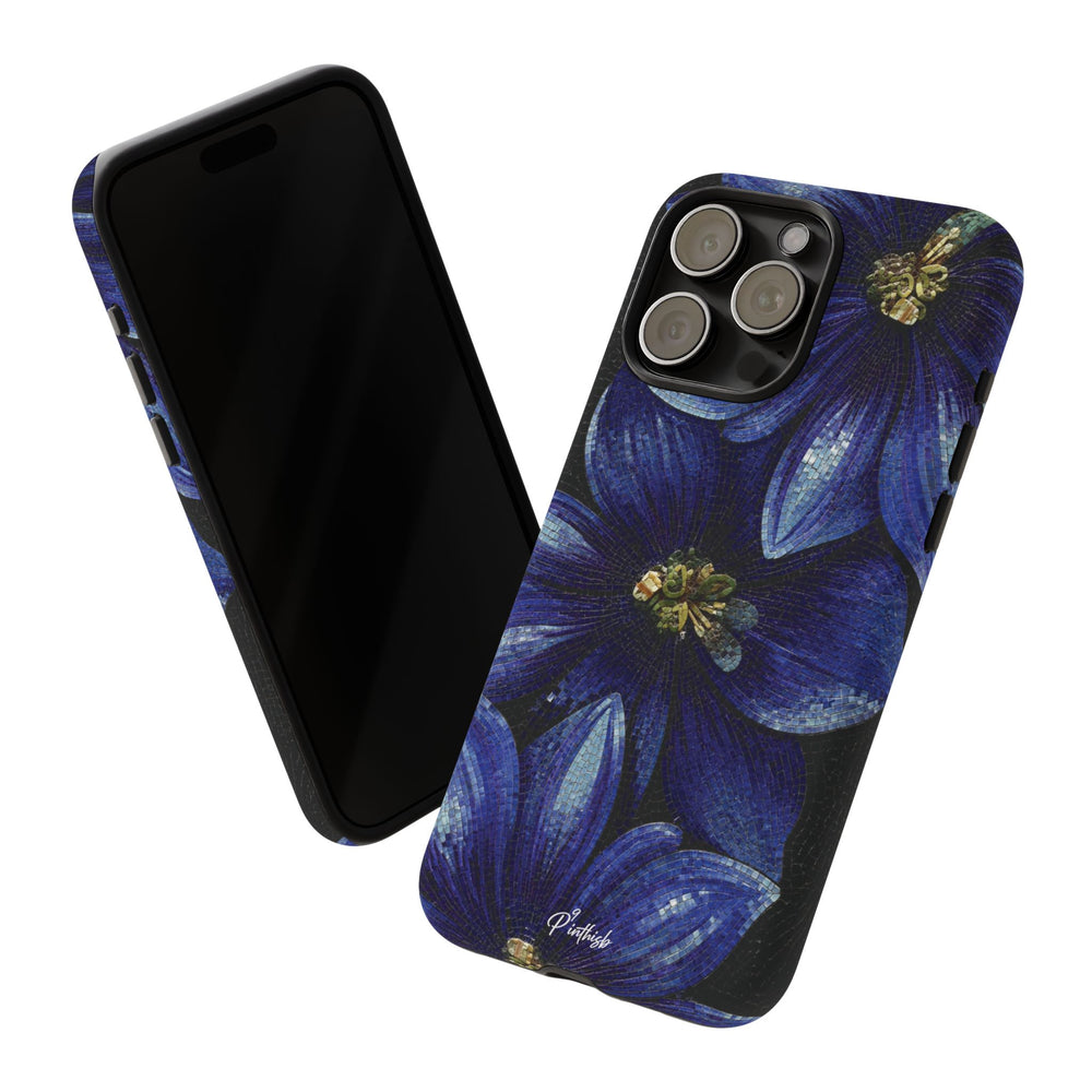Blue Floral Tough Case