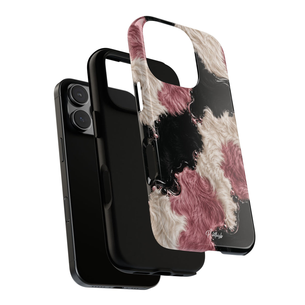 Cow Print Swirl Tough Case