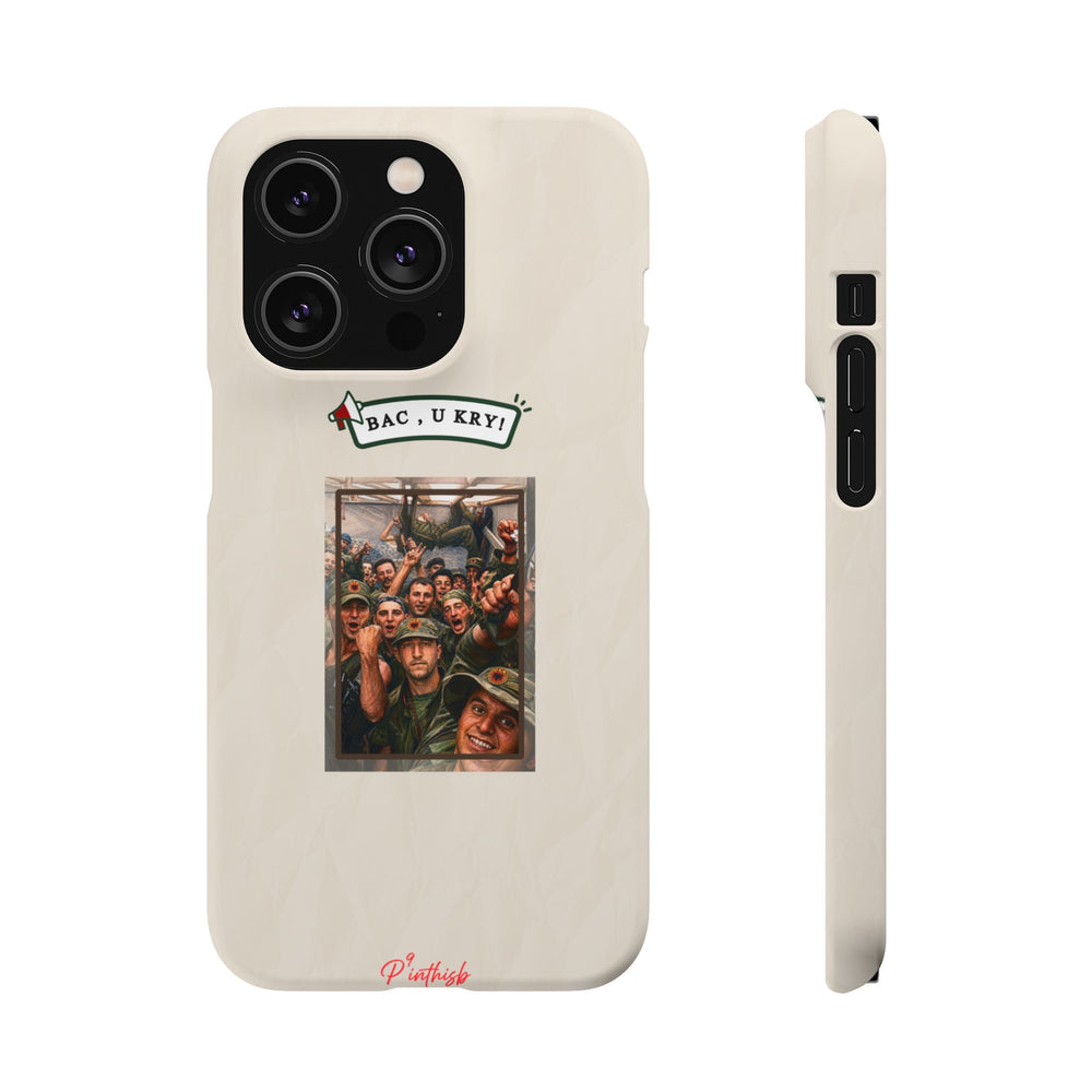 "BAC, U KRY!" Snap Case