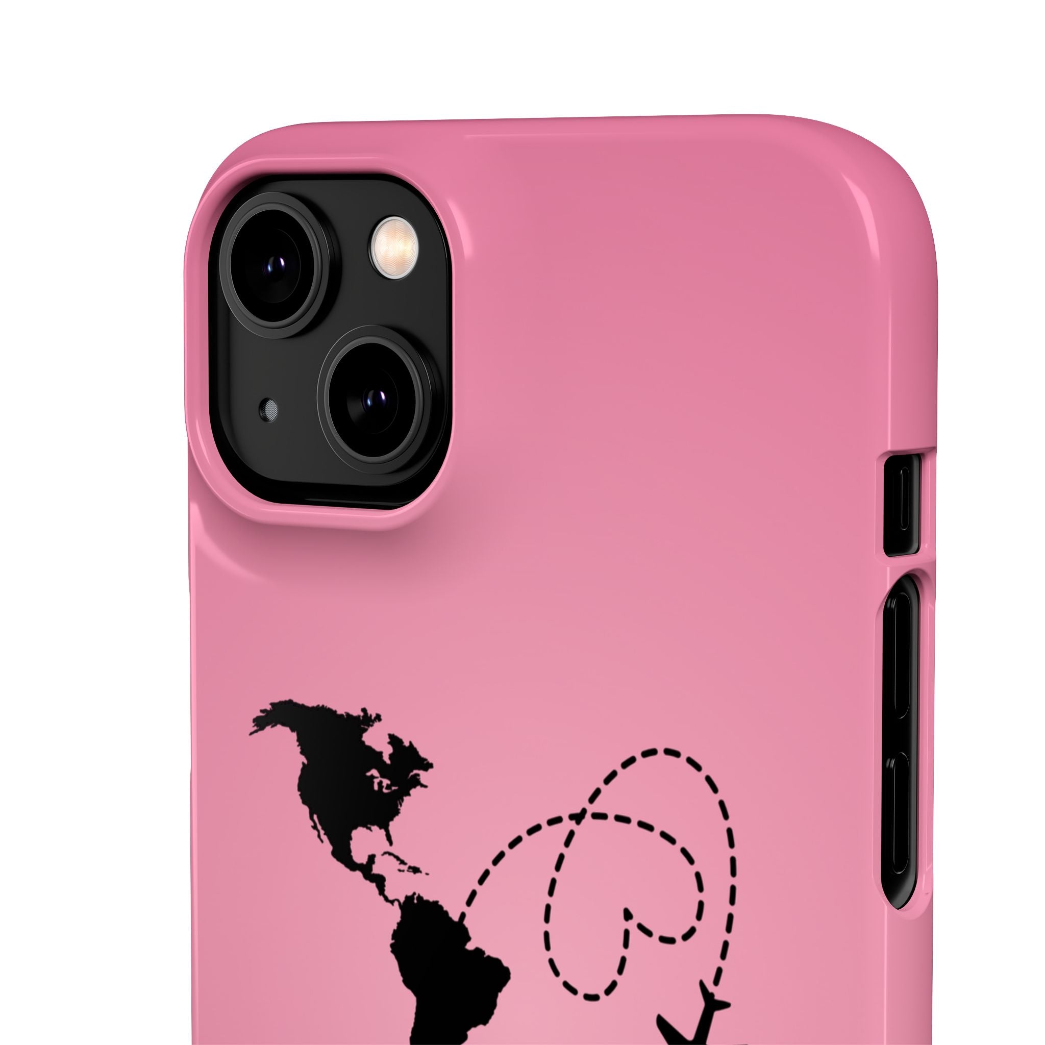 America to Albania Pink Snap Phone Case