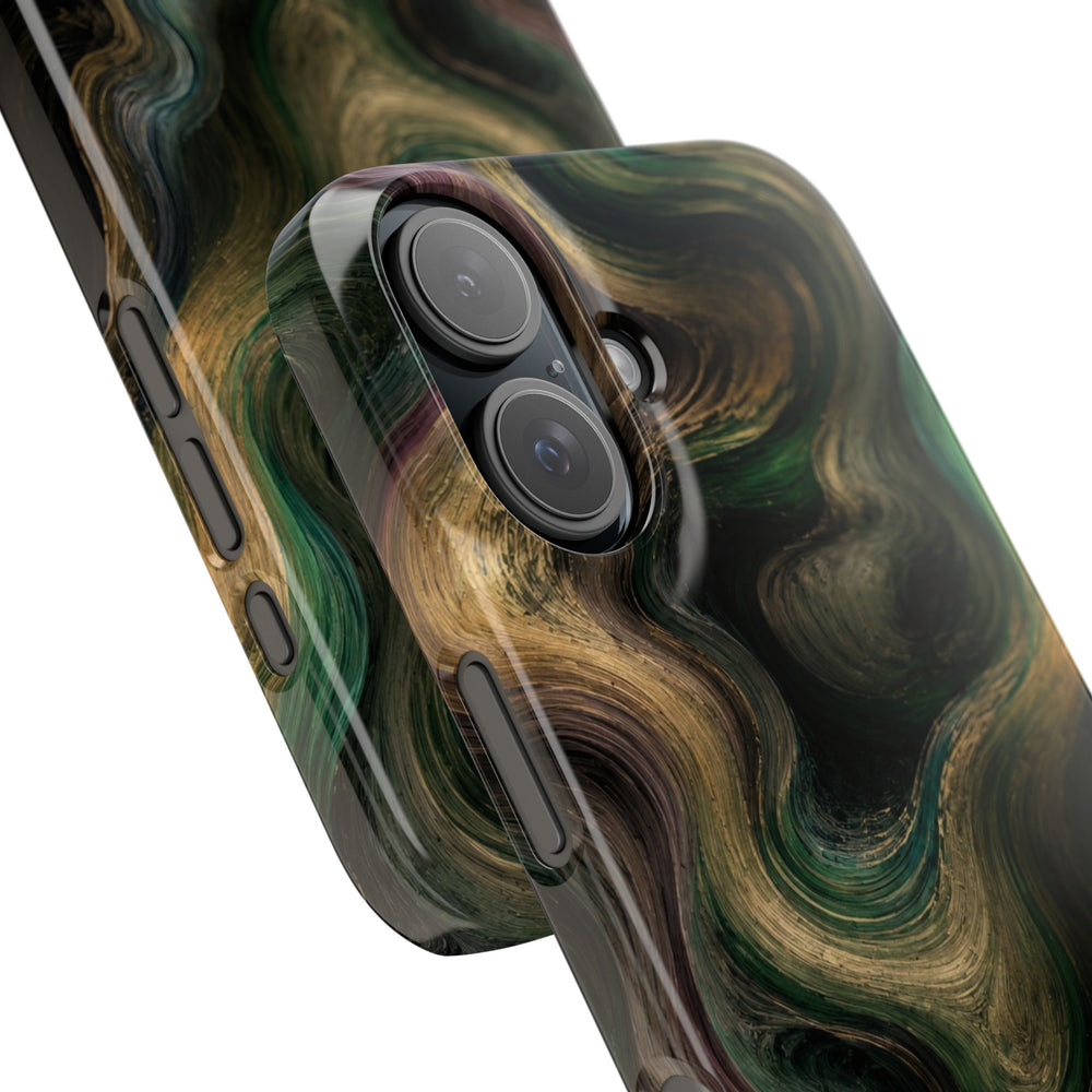 Marbled Forest Snap Phone Case