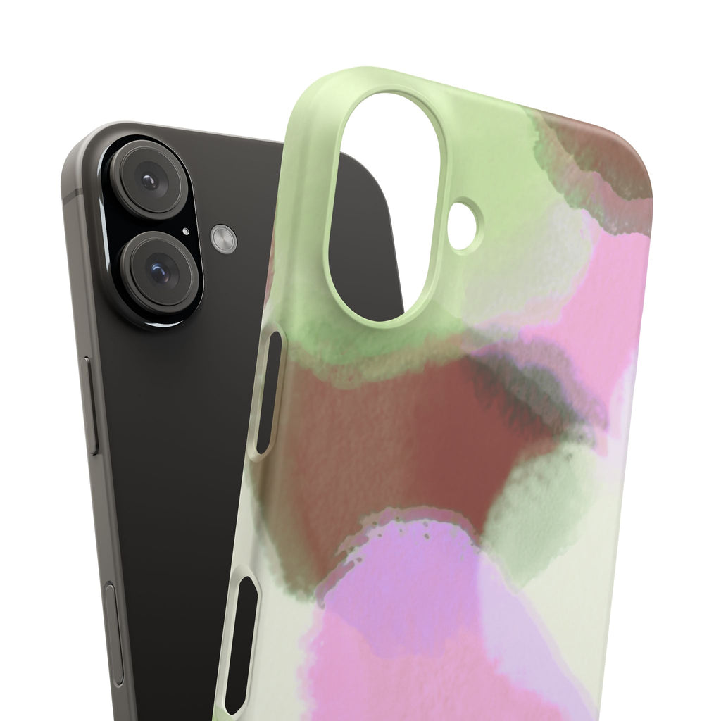 Abstract Pastel Camouflage Snap Phone Case