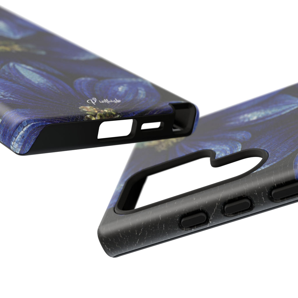 Blue Floral Tough Case