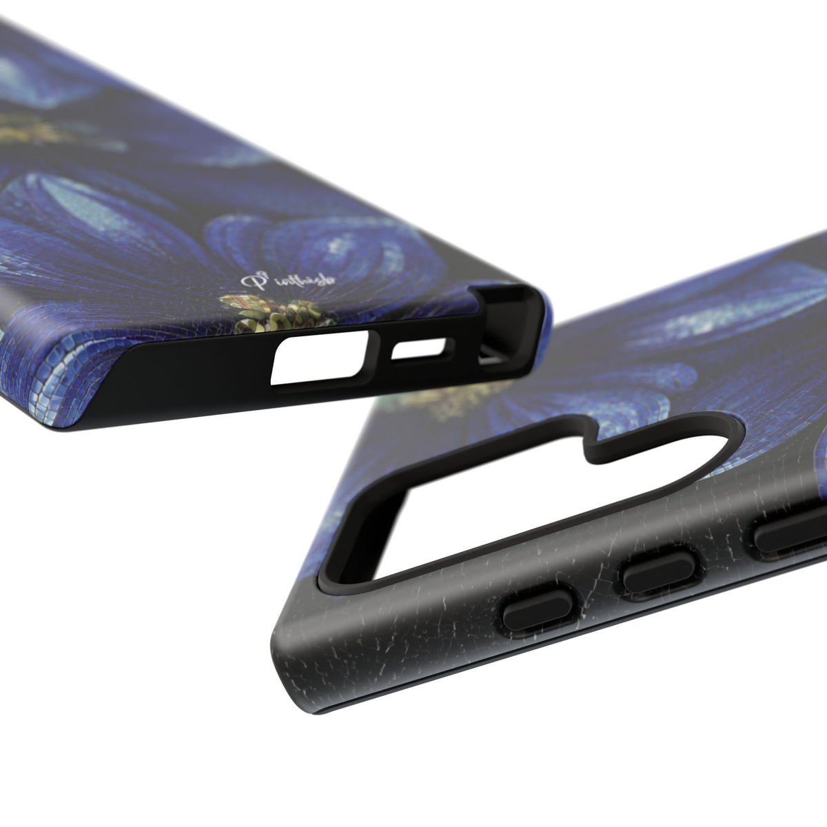 Blue Floral Tough Case