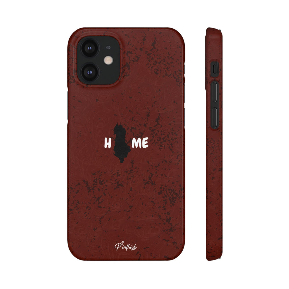 "HOME" Albania Snap Case