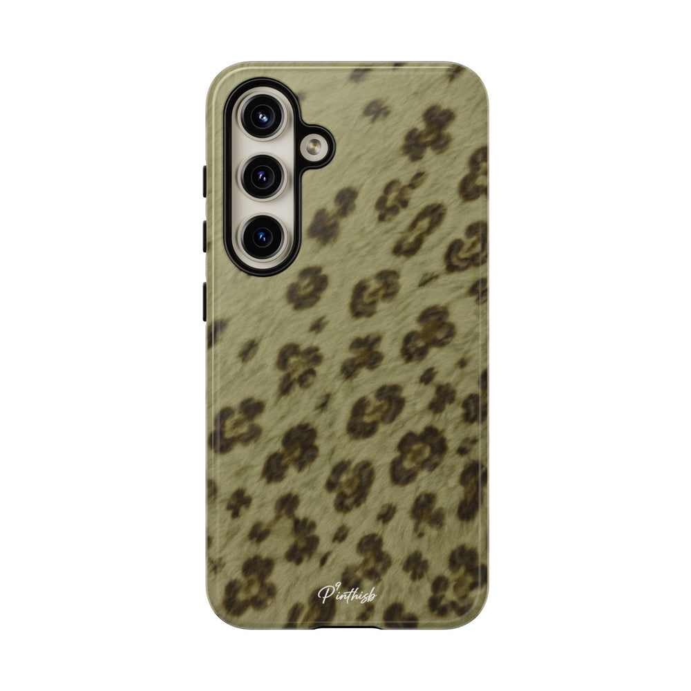 Olive Leopard Print Tough Case