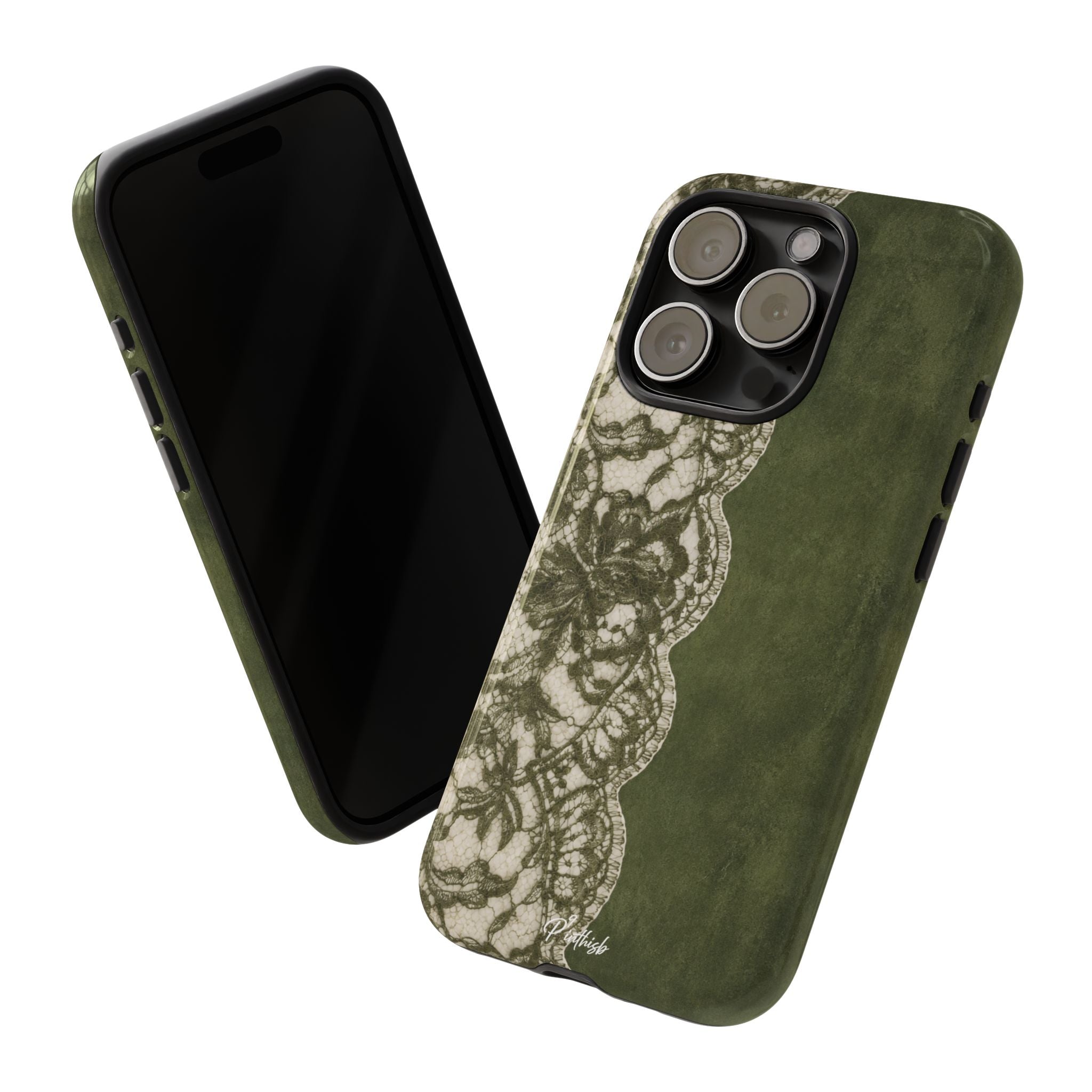 Olive Lace Tough Case