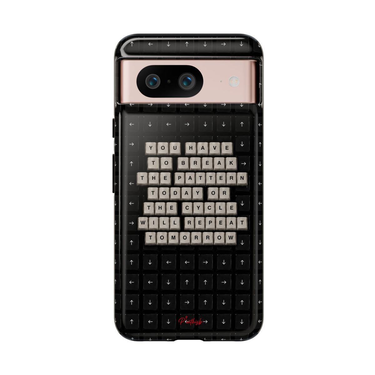 "Break the pattern" Keyboard Tough Case
