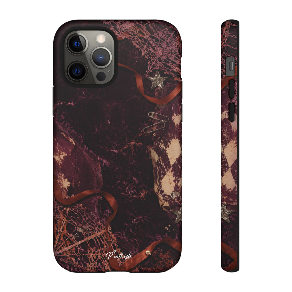 Dark Maroon Vintage Tough Case