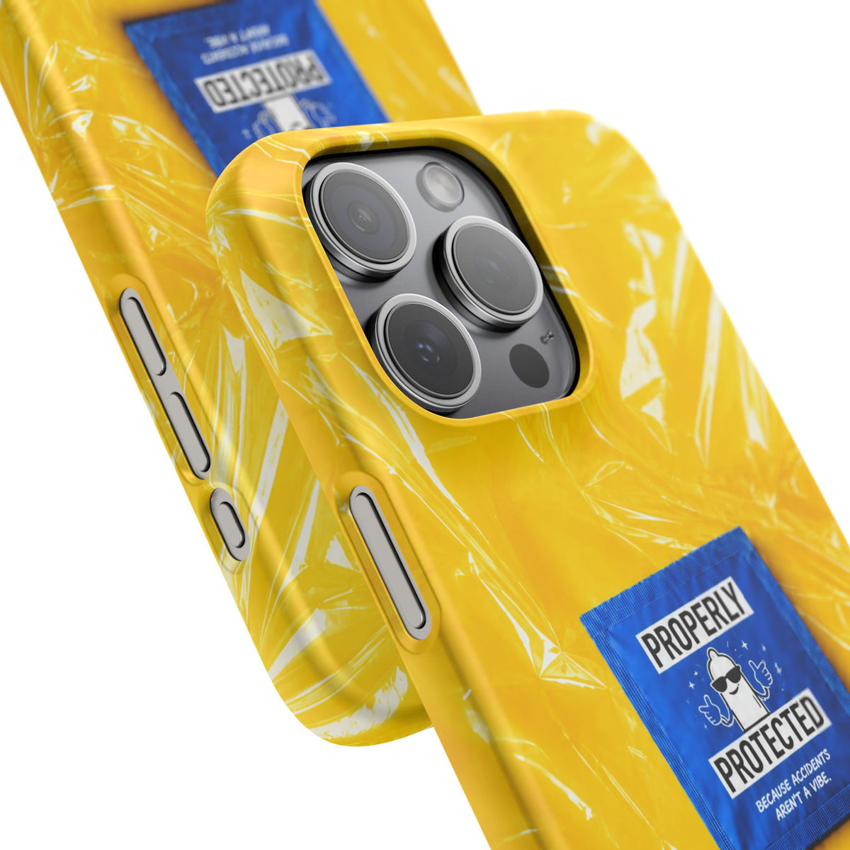 "Properly Protected" Graphic Snap Phone Case