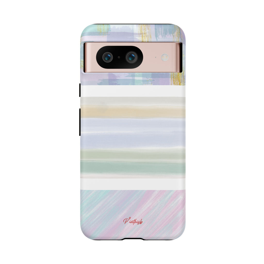 Pastel Stripe Tough Phone Case