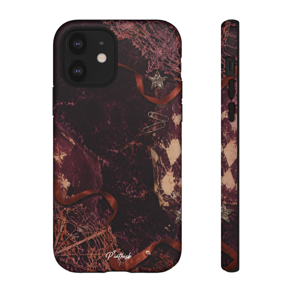 Dark Maroon Vintage Tough Case