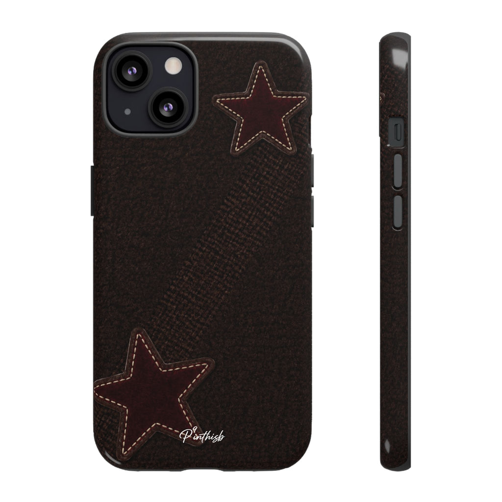 Rustic Stitched Star Phone Case