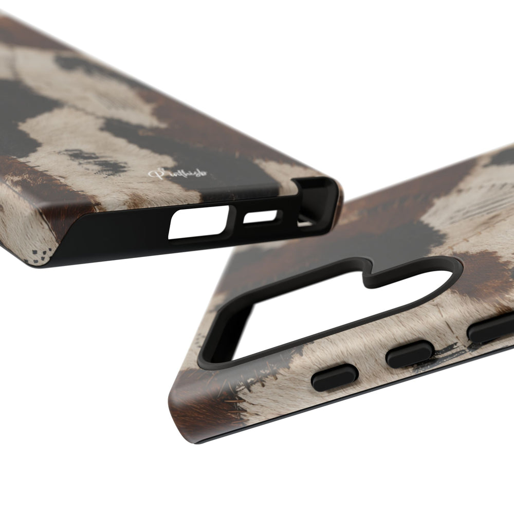 Brown & Black Animal Print Tough Case