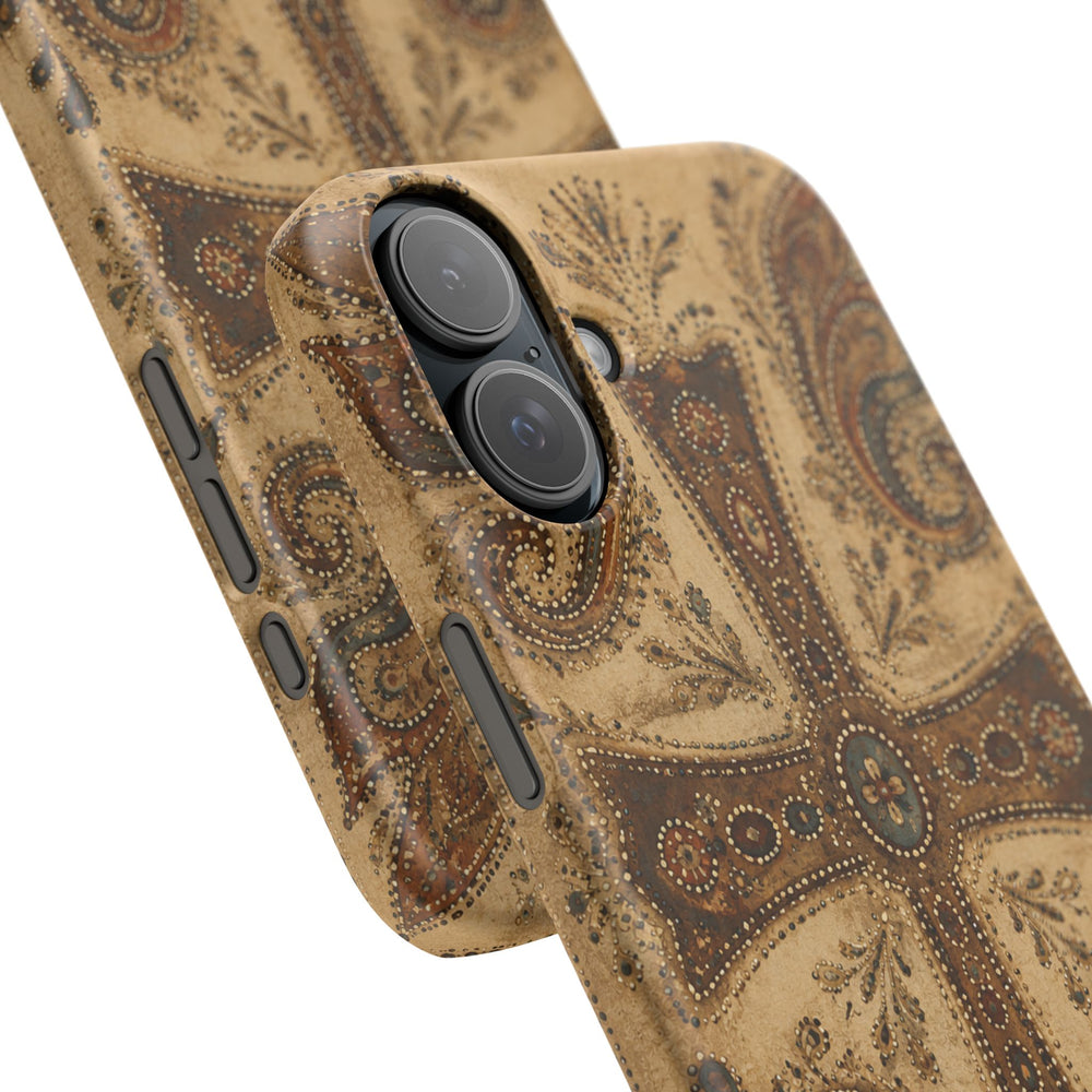 Cross Paisley Snap Case