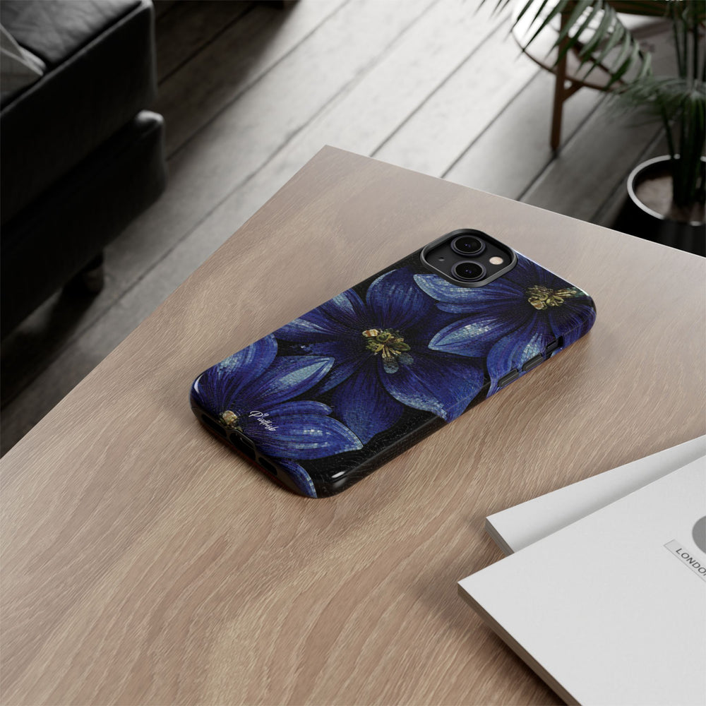 Blue Floral Tough Case