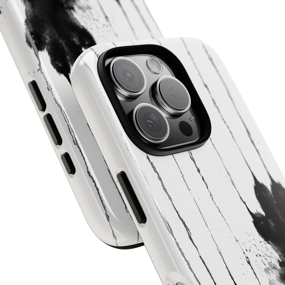 Black Ink Paw Print Tough Case