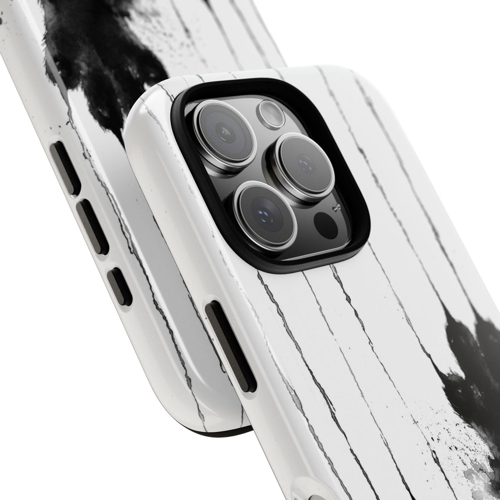 Black Ink Paw Print Tough Case