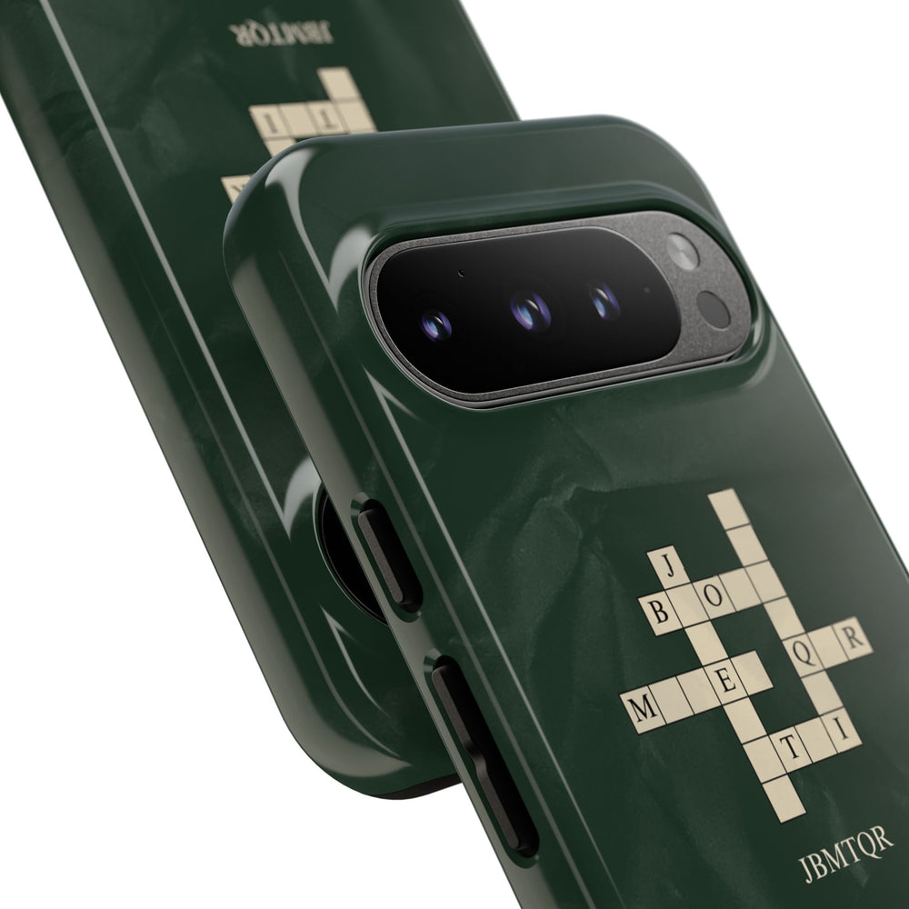 "JBMTQR crossword" Tough Phone Case