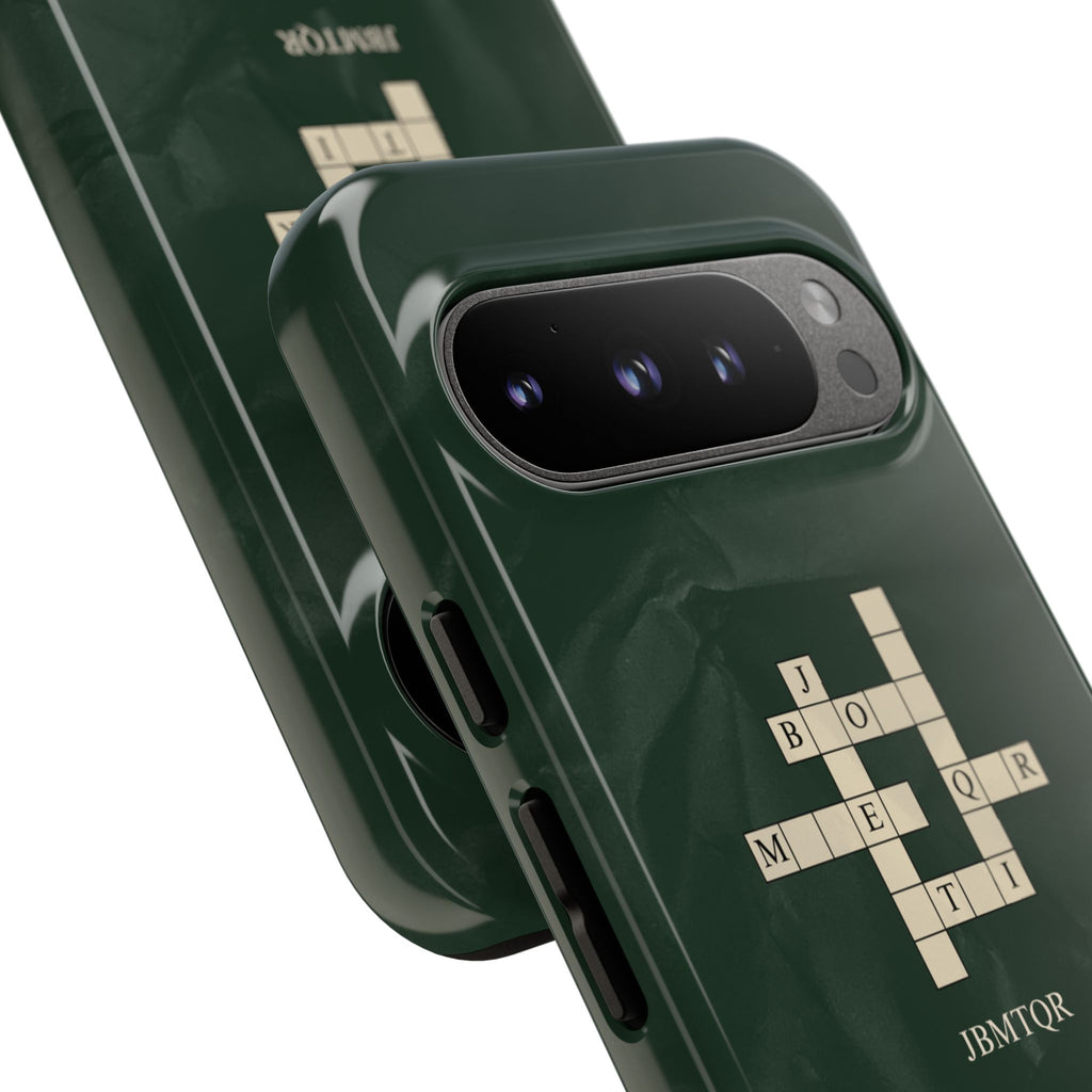 "JBMTQR crossword" Tough Phone Case