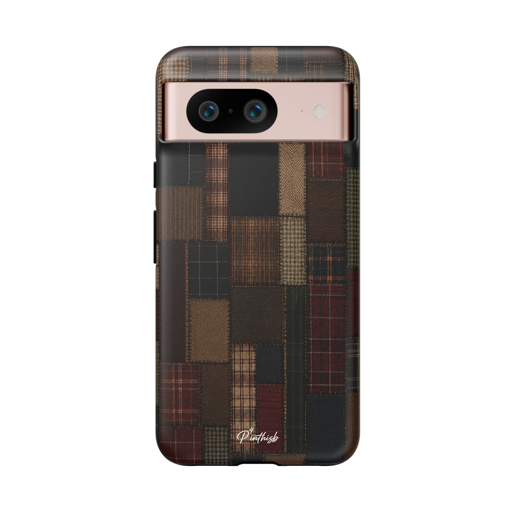 Plaid Patchwork Tough Phone Case