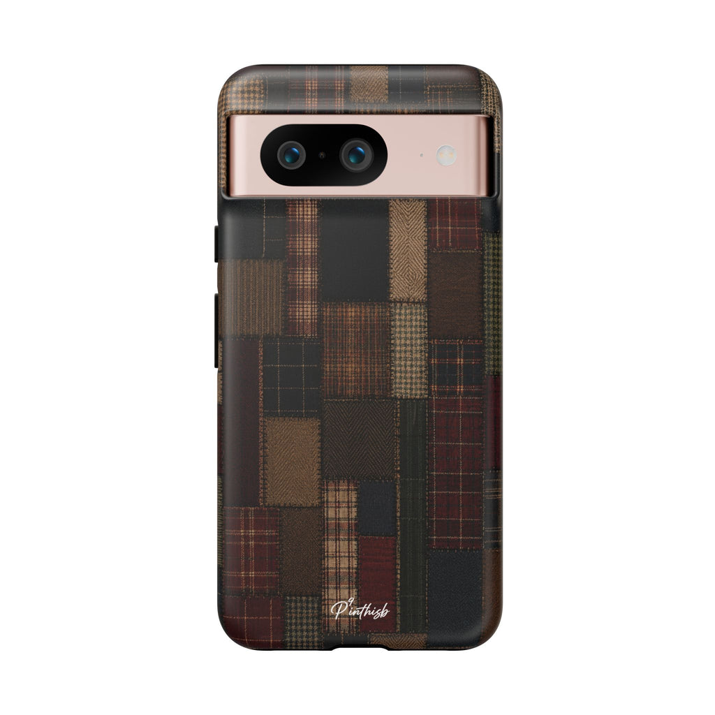 Plaid Patchwork Tough Phone Case