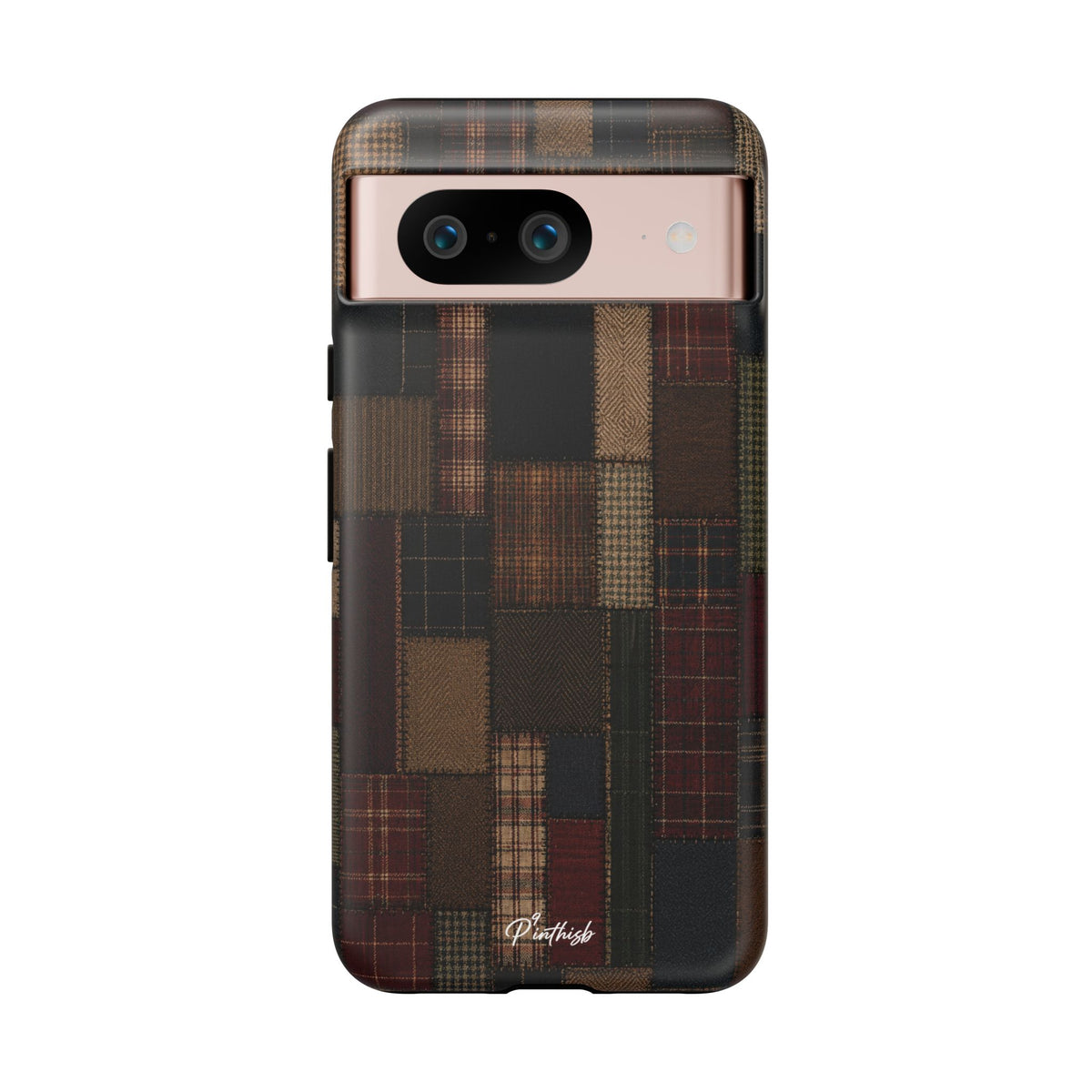 Plaid Patchwork Tough Phone Case