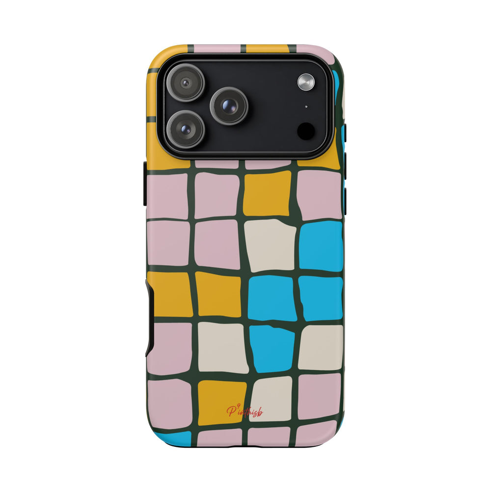 Color Grid Tough Phone Case