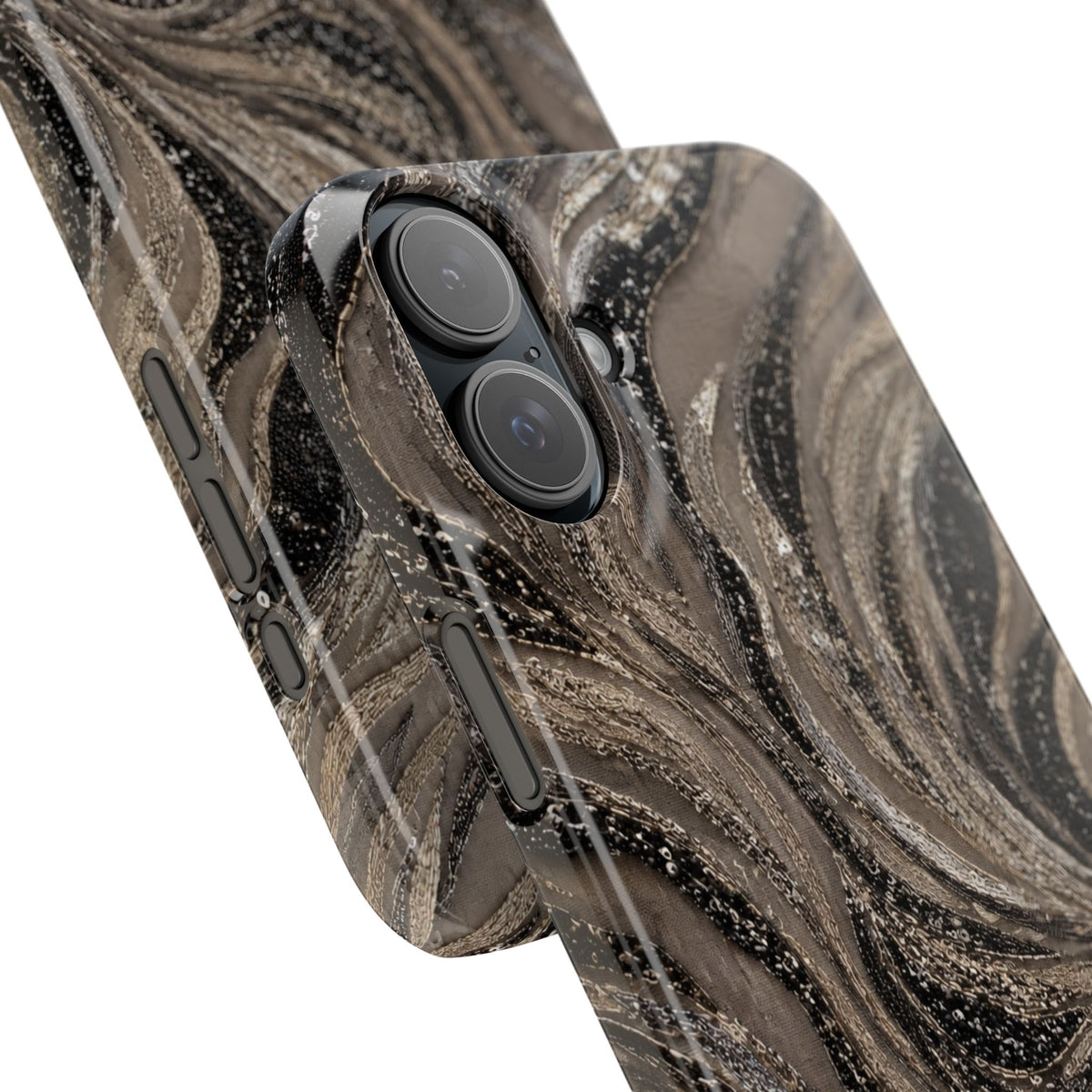 Neutral Swirl Protective Snap Case