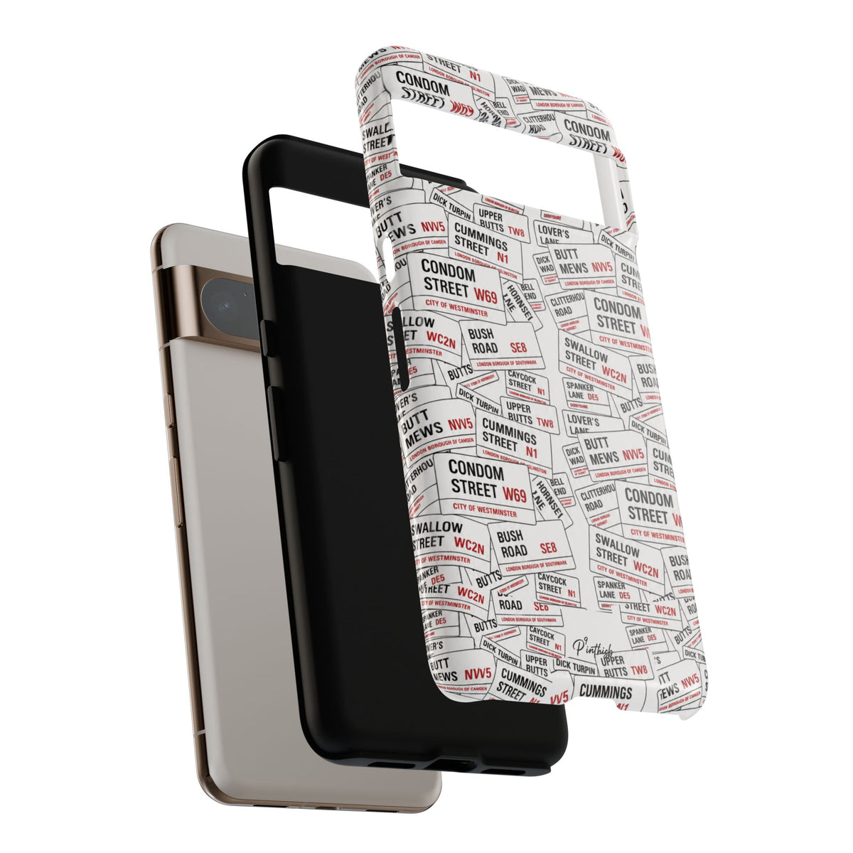 Cheeky London Street Signs Phone Case