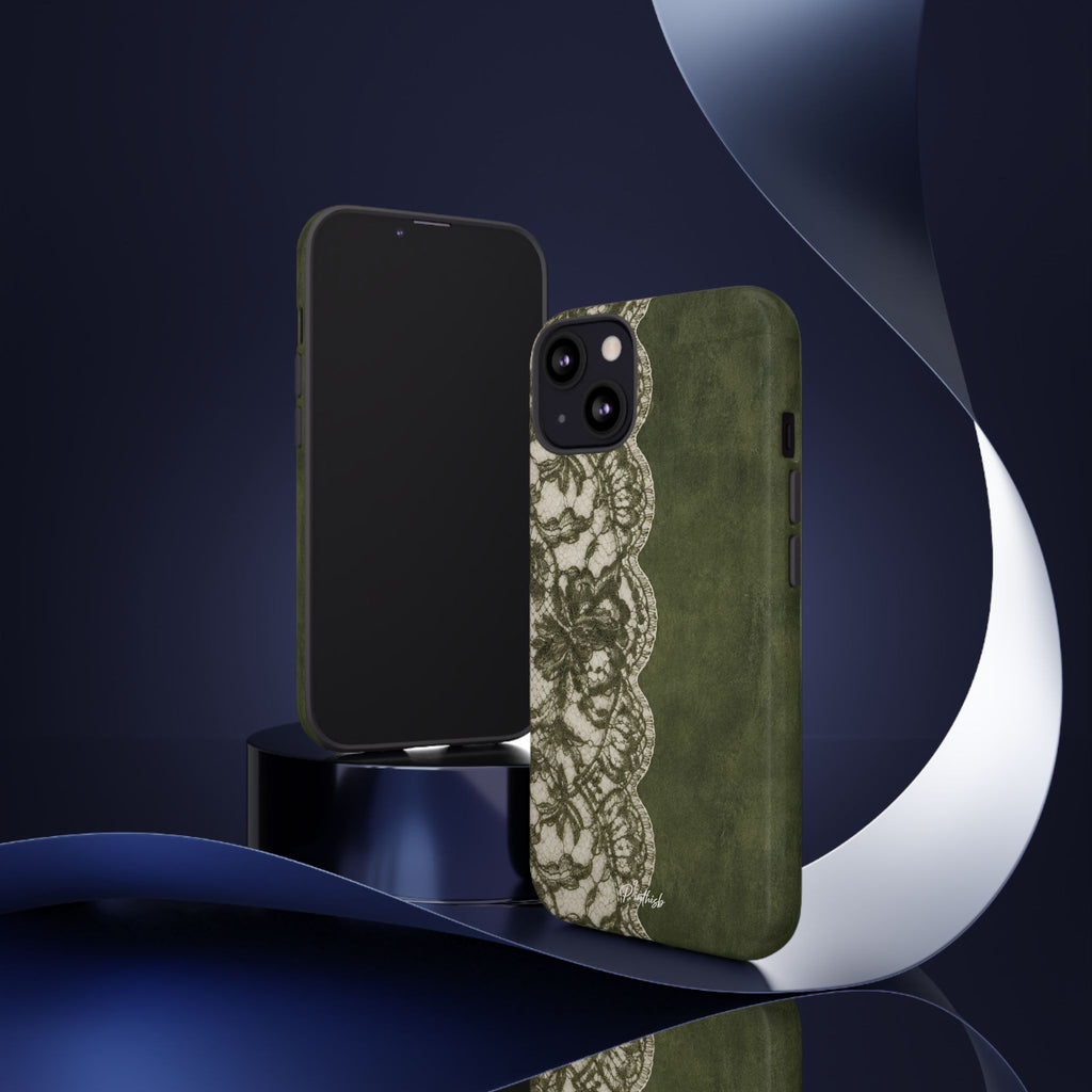 Olive Lace Tough Case