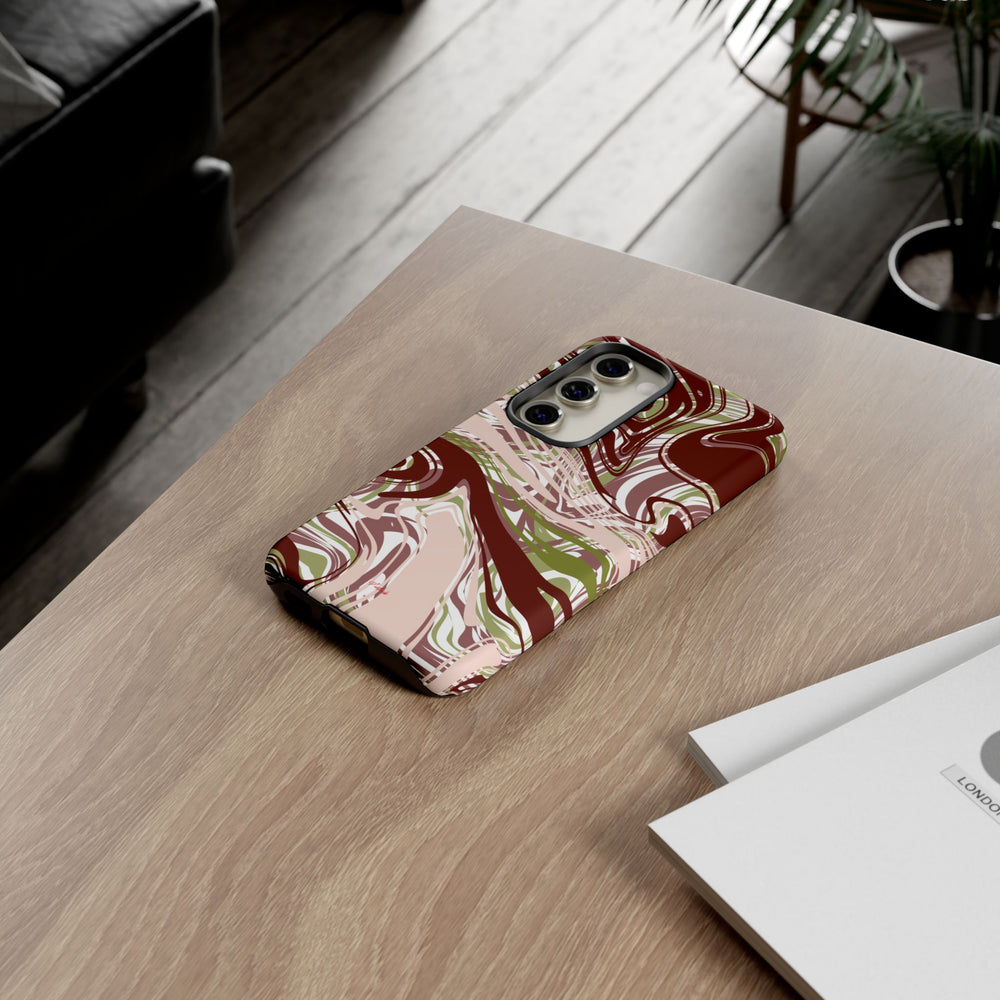 Abstract Marbled Tough Phone Case