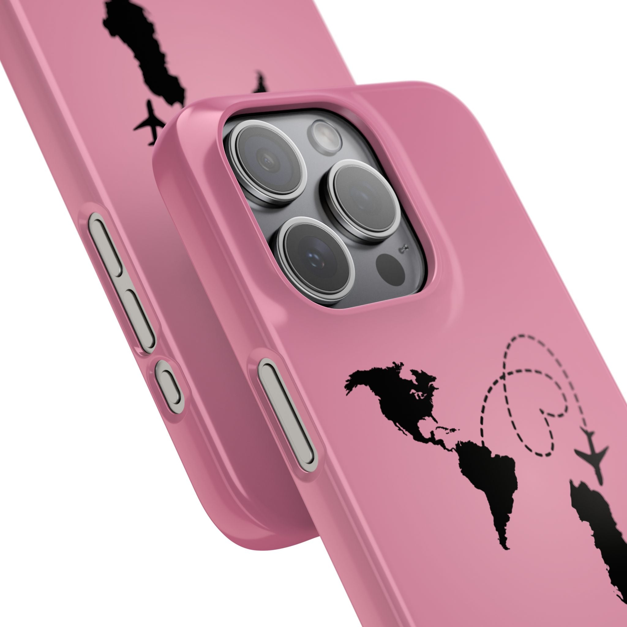 America to Albania Pink Snap Phone Case
