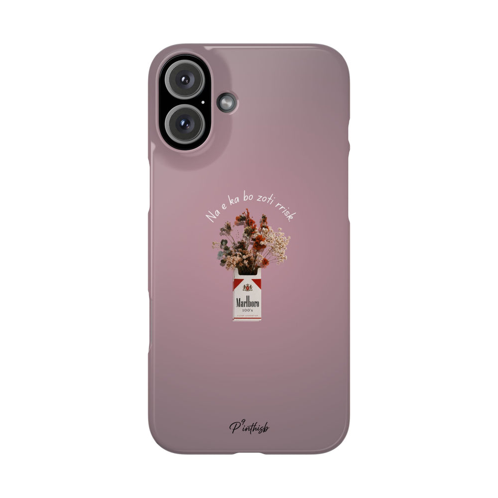 "Na e ka bo zoti rrisk." Snap Phone Case