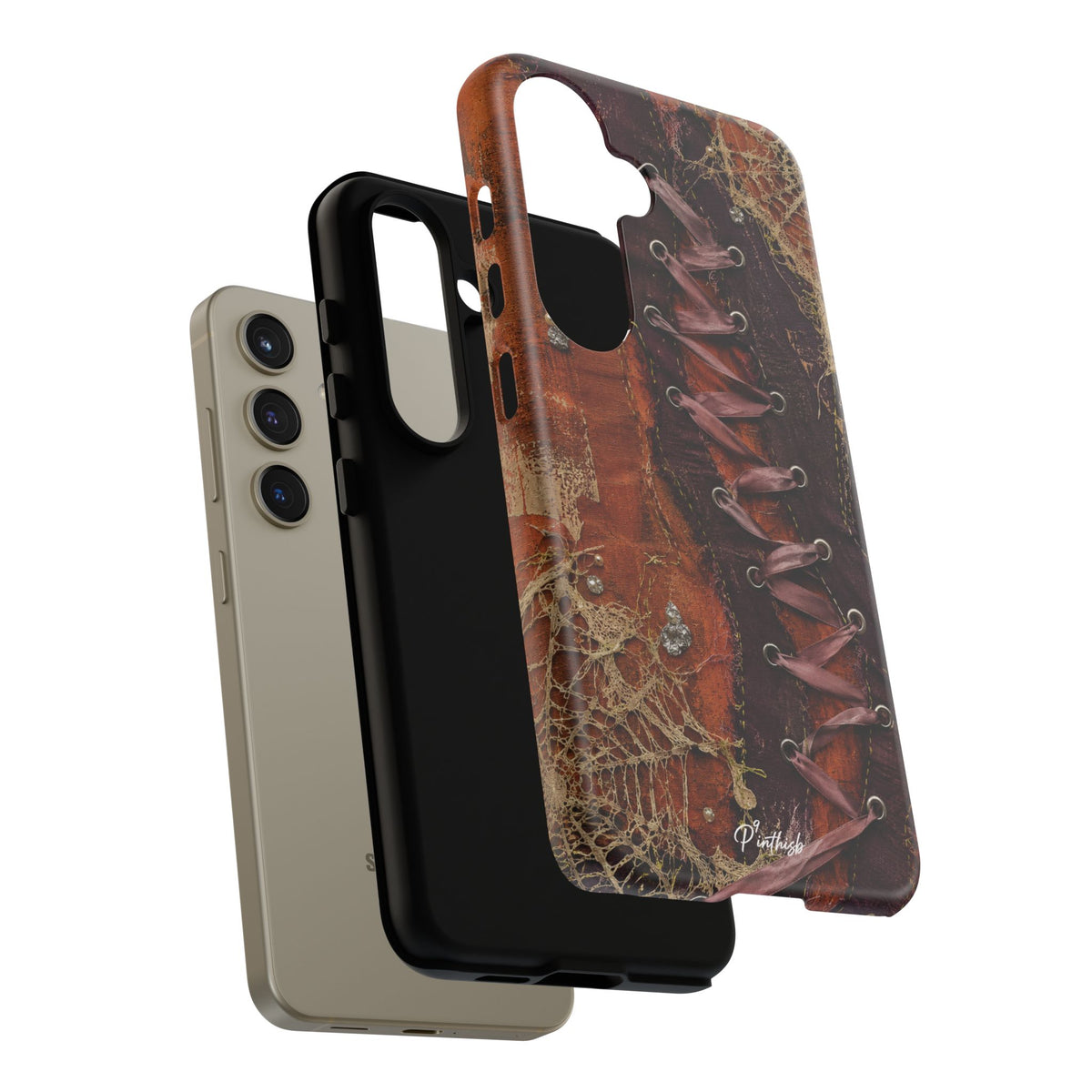 Vintage Leather Lace Tough Case