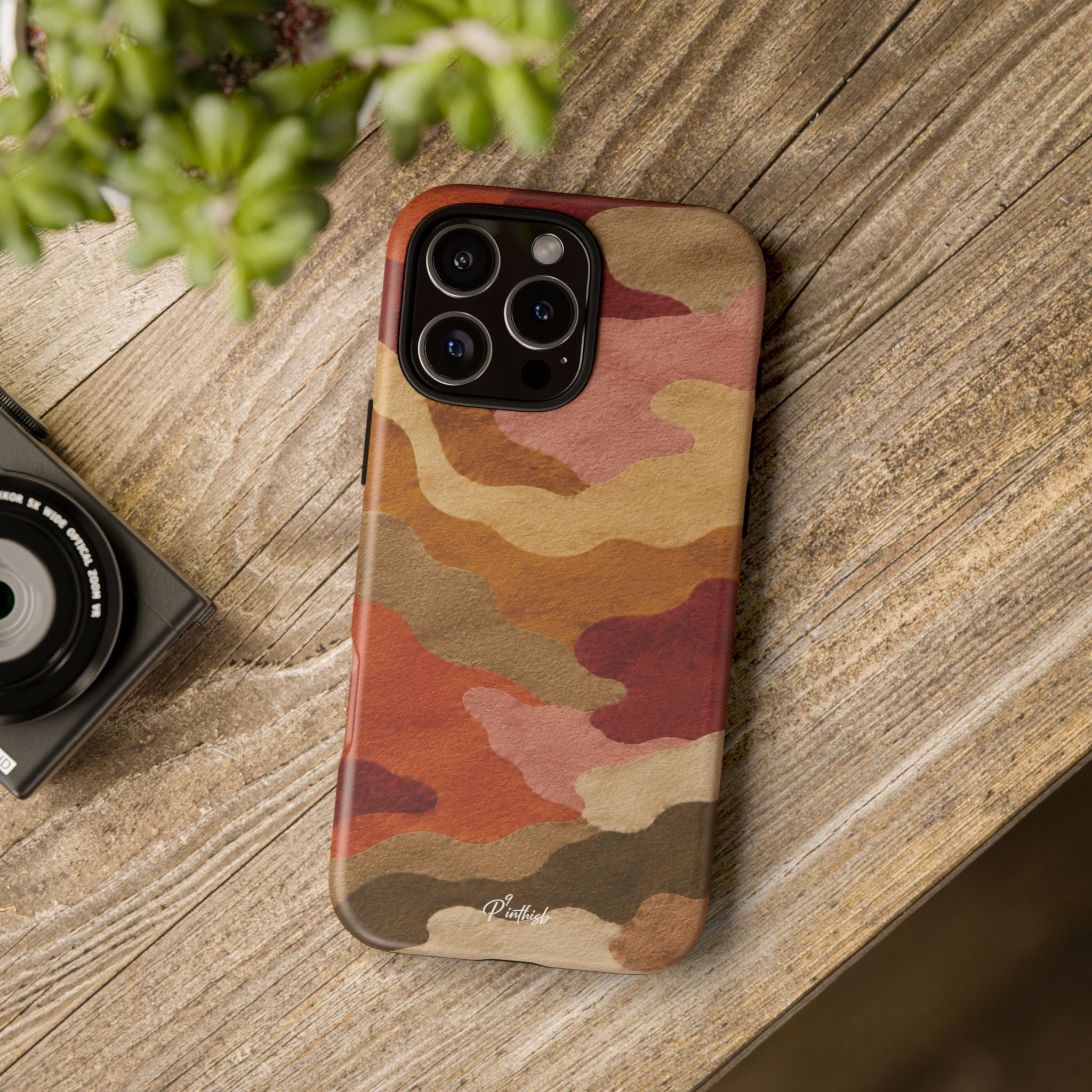 Watercolour Camo Tough Case