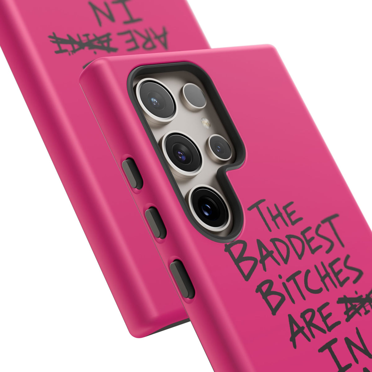 "The Baddest B*tches Are In Albania" Hot Pink Case