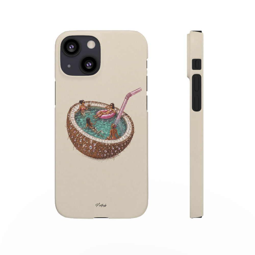 Coconut Pool Snap Phone Case