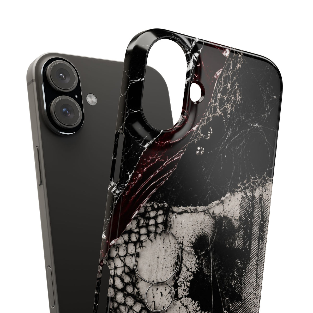 Midnight Static Snap Phone Case