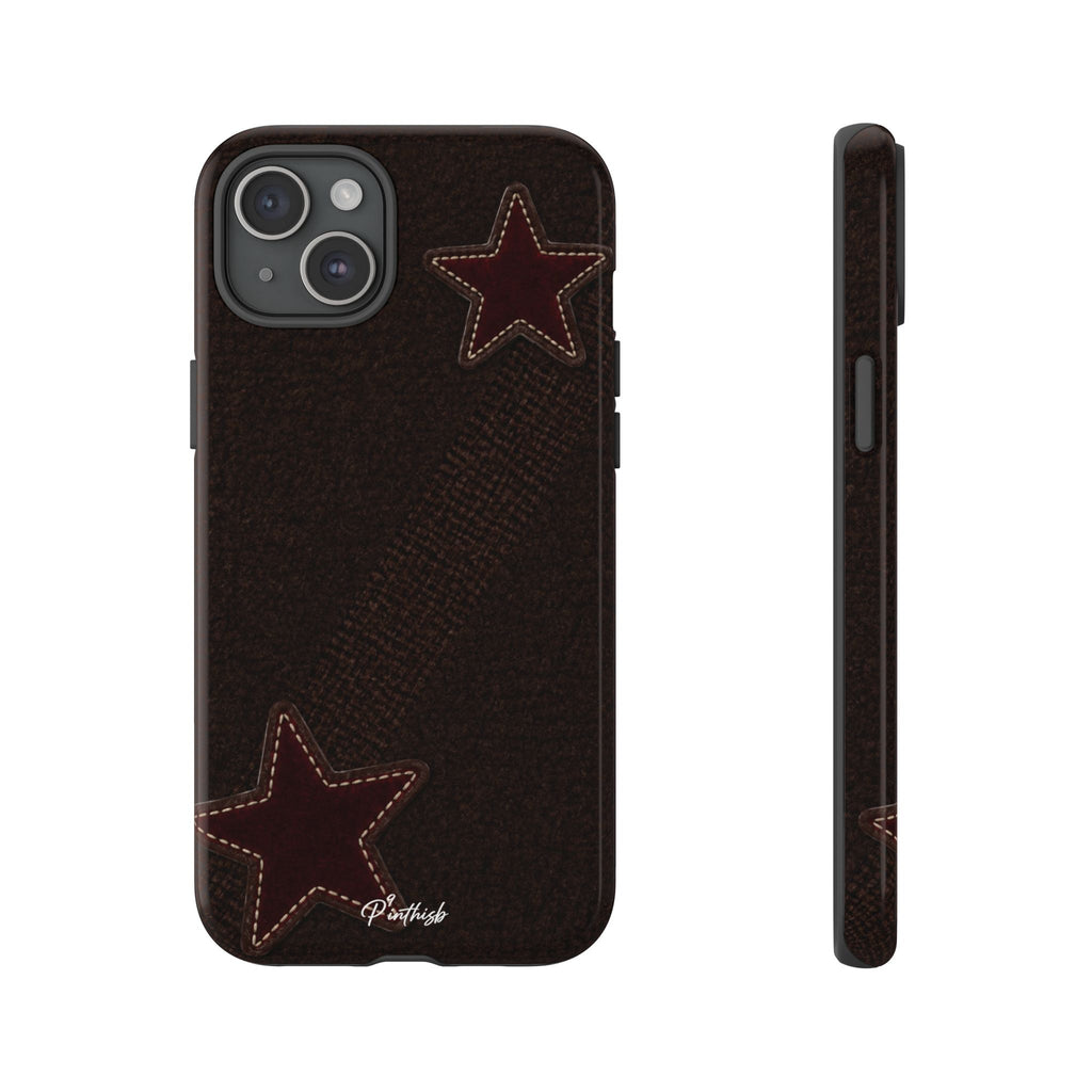 Rustic Stitched Star Phone Case