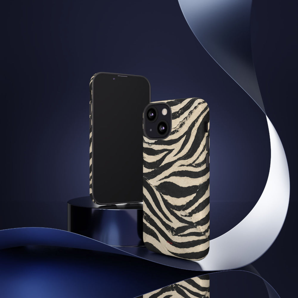 Wavy Peach & Mauve Tough Case