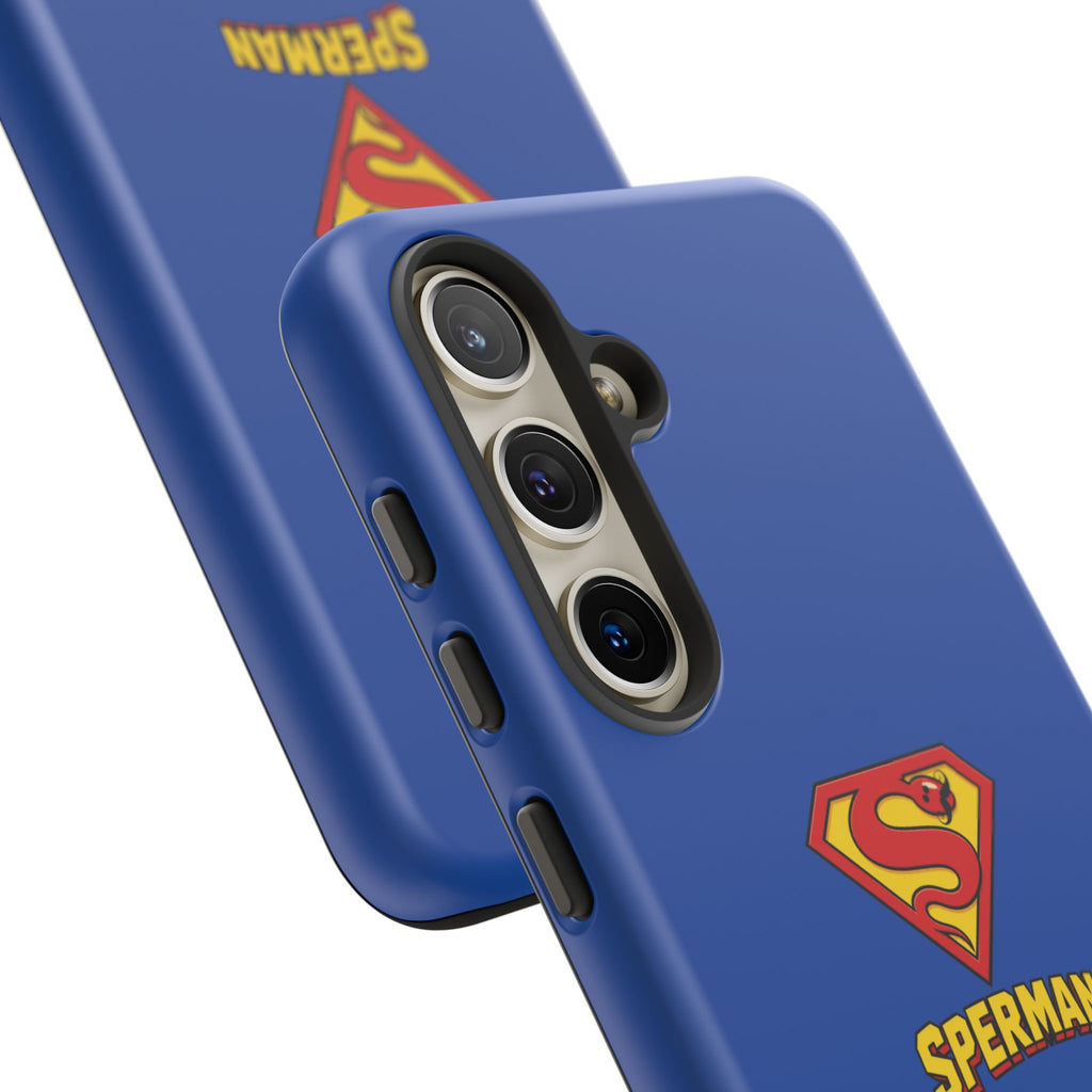 "SPERMAN" Parody Logo Tough Phone Case