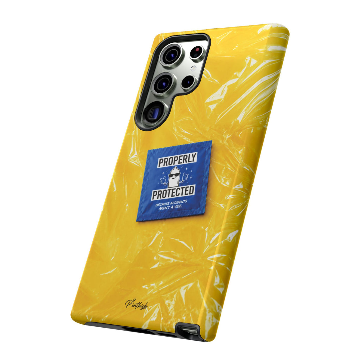 "Properly Protected" Graphic Phone Case