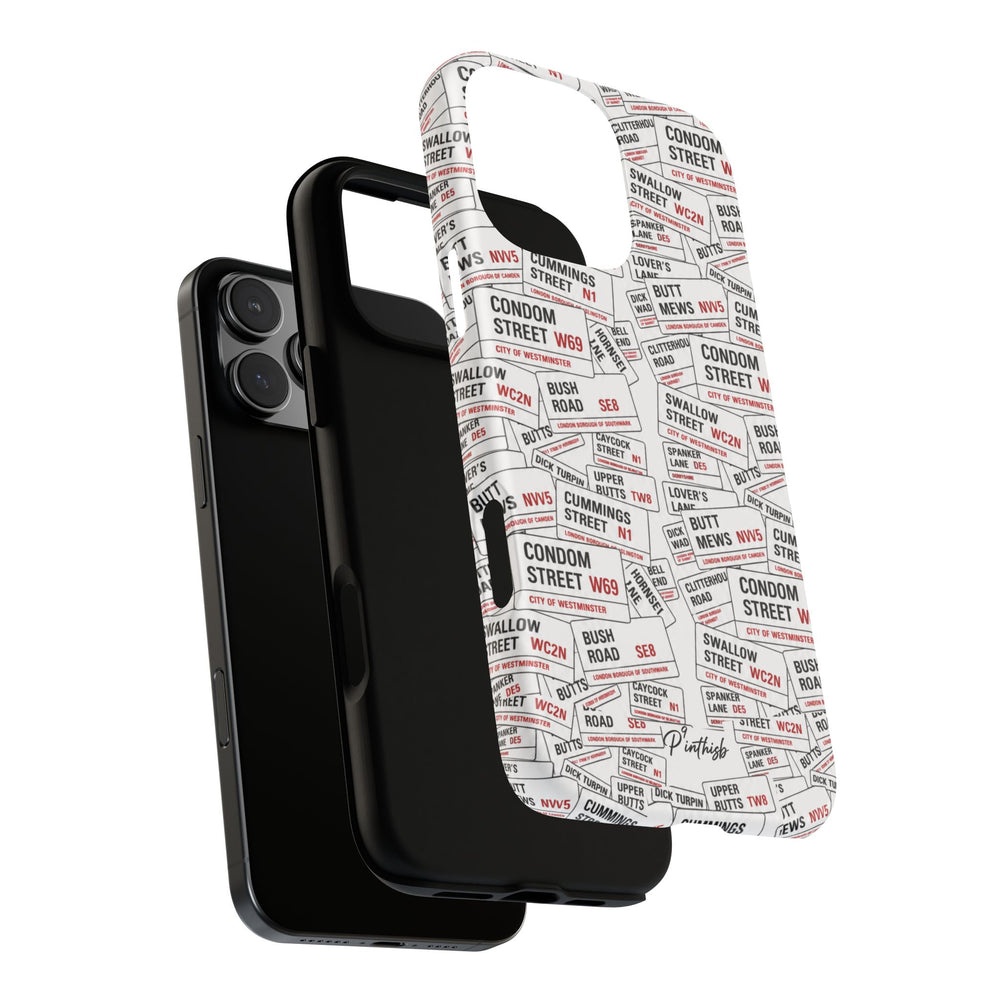 Cheeky London Street Signs Phone Case