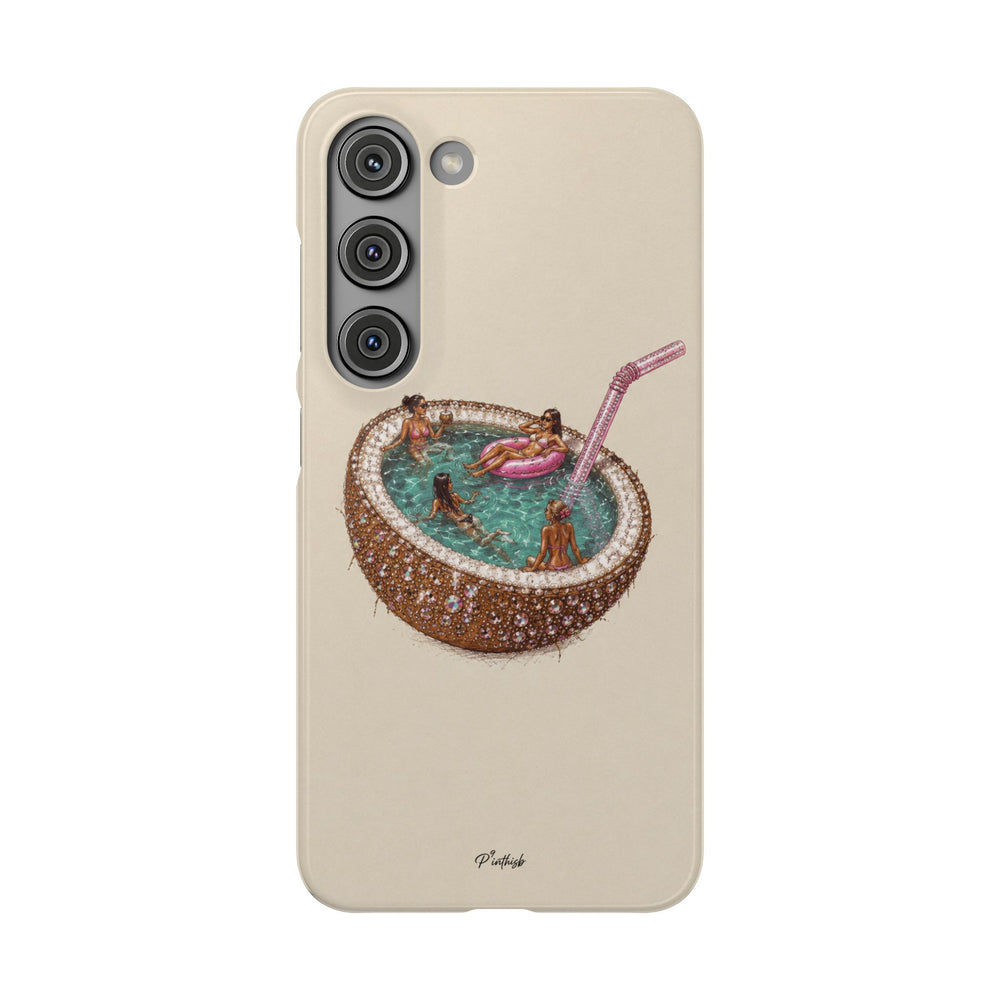 Coconut Pool Snap Phone Case