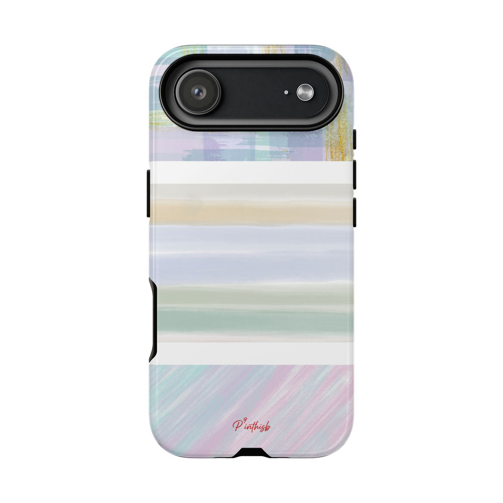 Pastel Stripe Tough Phone Case