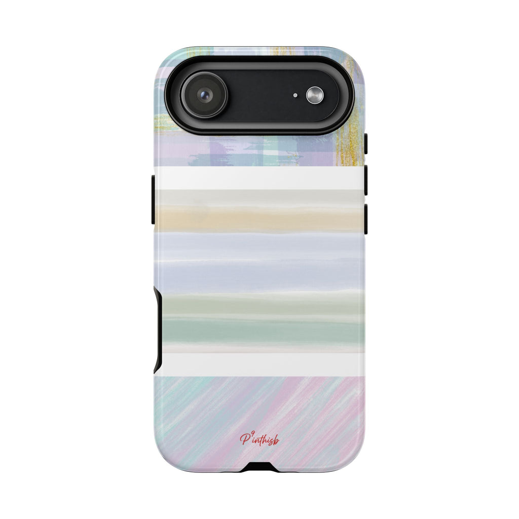 Pastel Stripe Tough Phone Case