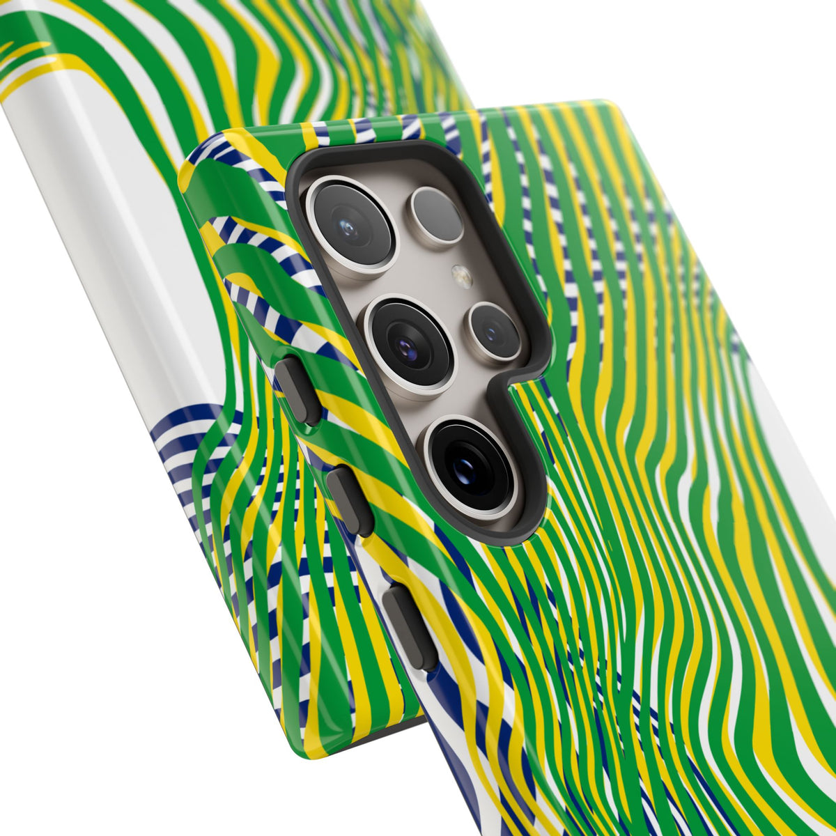 Abstract Green Wave Phone Case