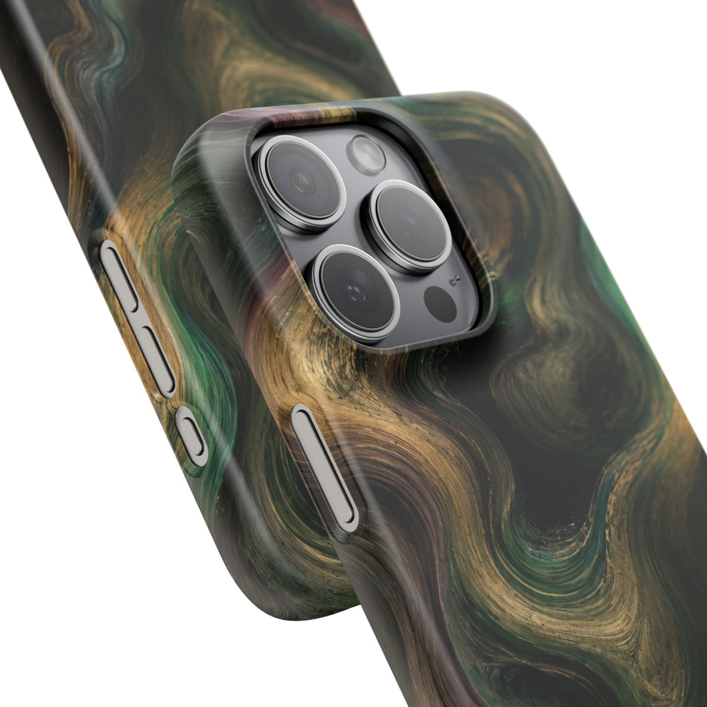 Marbled Forest Snap Phone Case