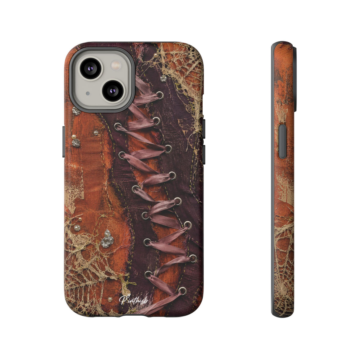 Vintage Leather Lace Tough Case